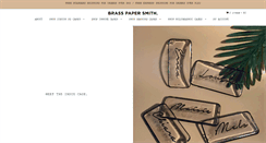 Desktop Screenshot of brasspapersmith.com